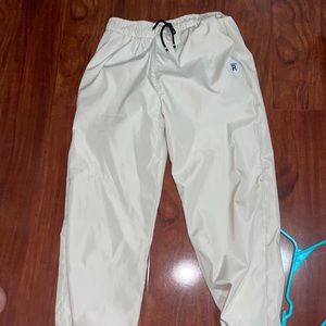 High quality beige jogger pants
